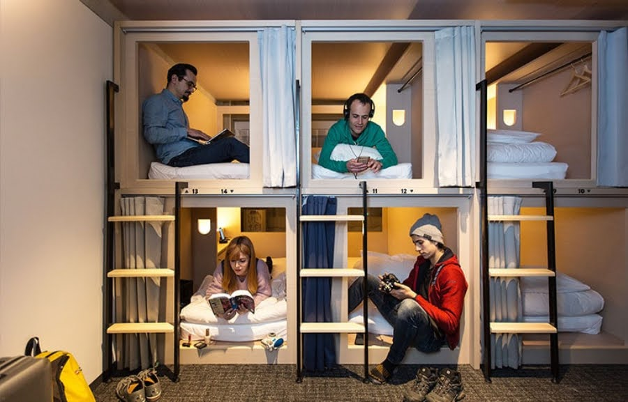 Capsule Hotels in Tokyo - UNPLAN Shinjuku
