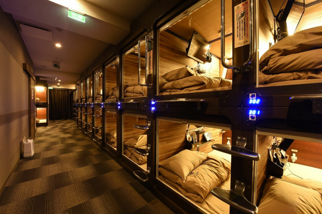 Capsule Hotels in Tokyo - Anshin Oyado Woman Tokyo Ginza Shiodome