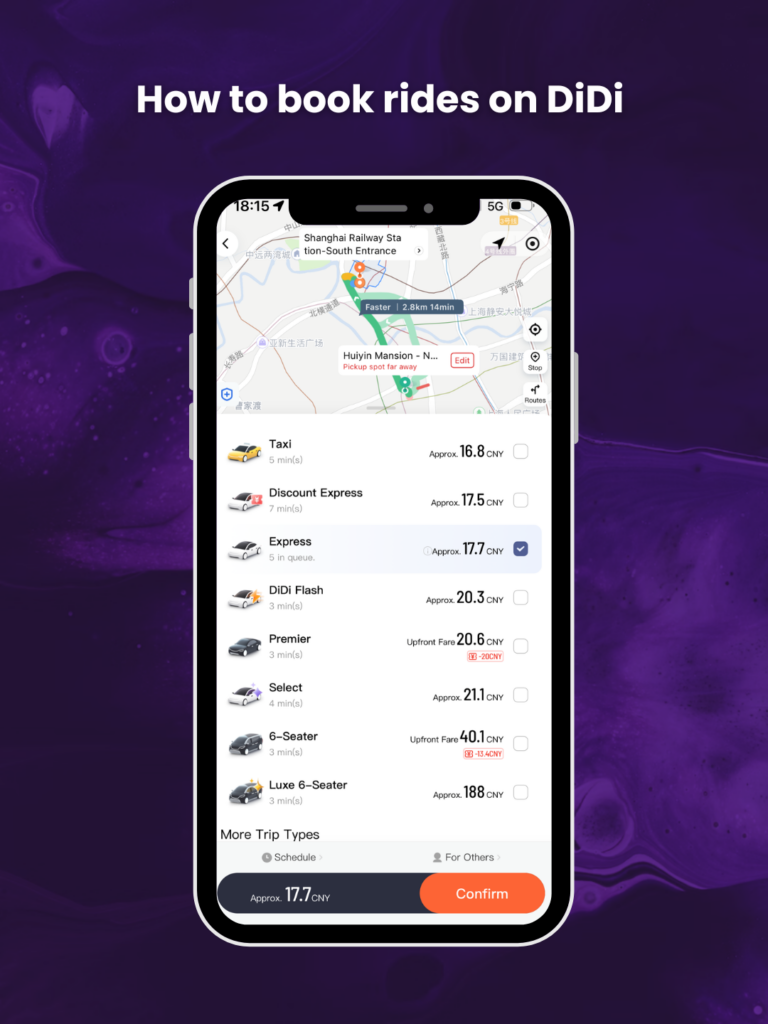 How to Use DiDi in China – How to book rides on DiDi in China