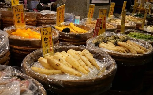 Things to do in Kyoto - Nishiki Market Street Food