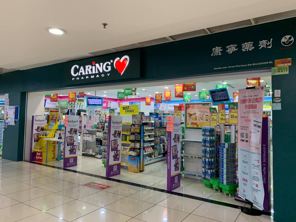 Things To Do In Sutera Mall JB - Caring Pharmacy