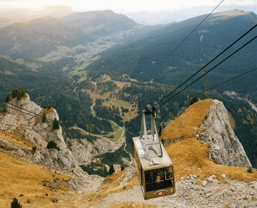 Dolomites, Italy – Take the Ortisei Cable Car to Seceda Ridge