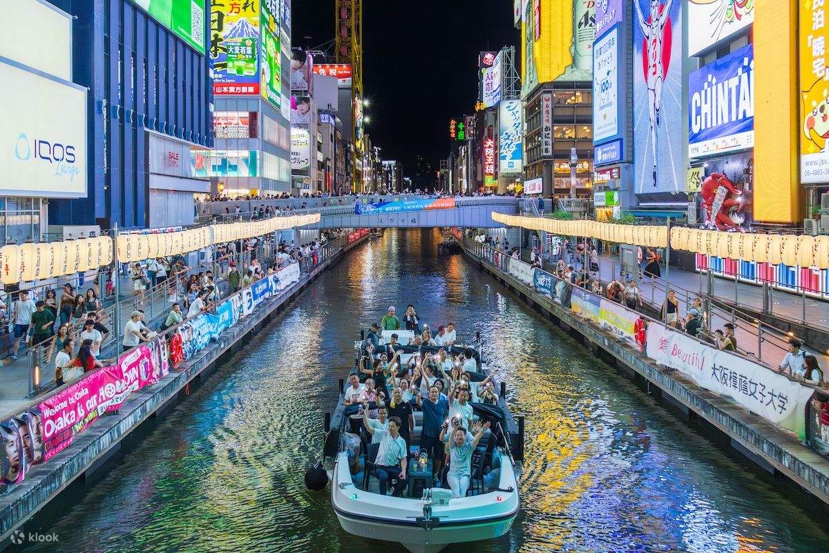 things to do in osaka: dotonbori river cruise