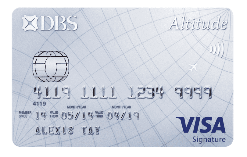 Best DBS Miles Credit Cards In Singapore - DBS Altitude Card