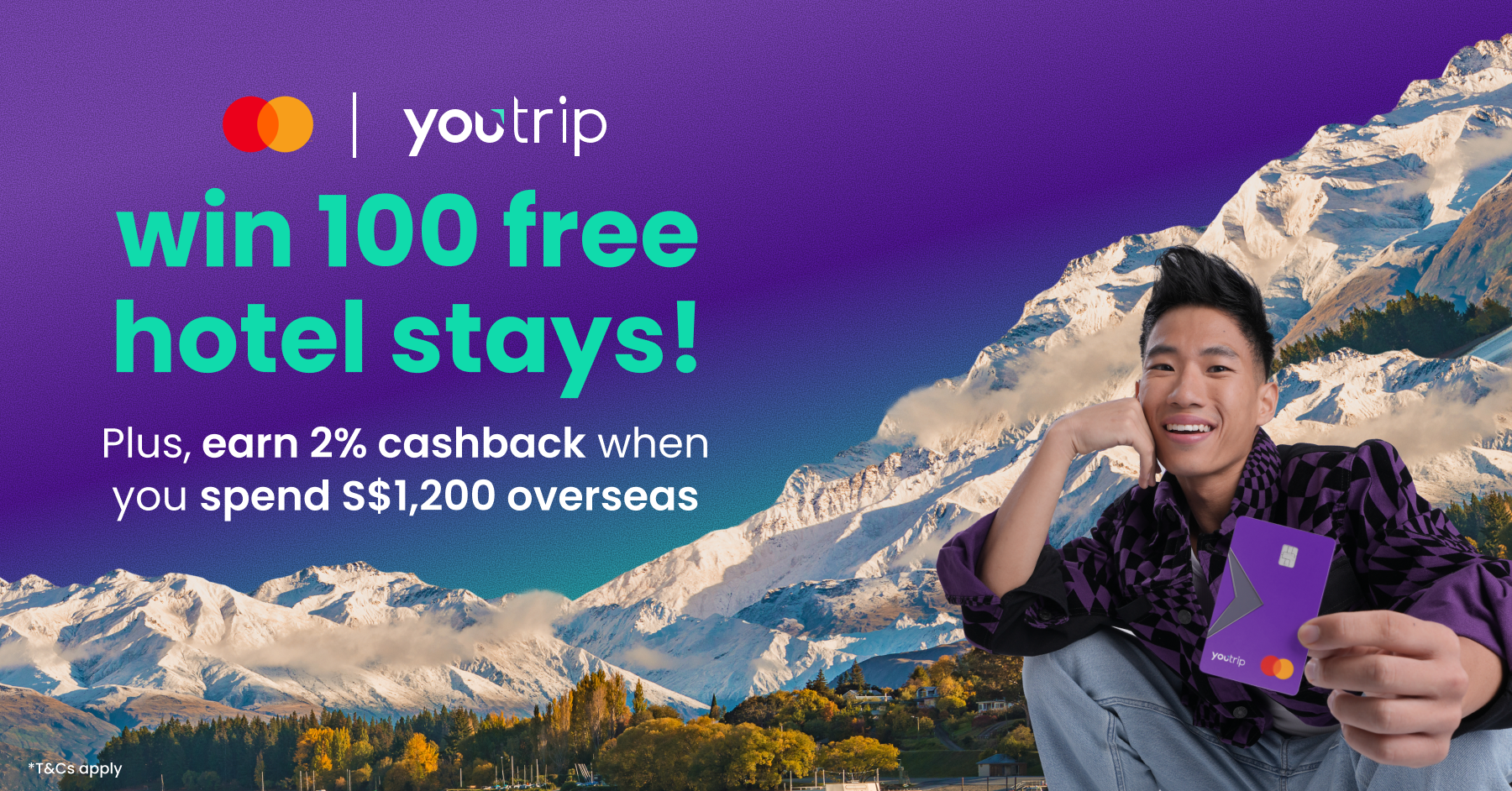 YouTrip x Mastercard: Win 100 Free Hotel Stays!