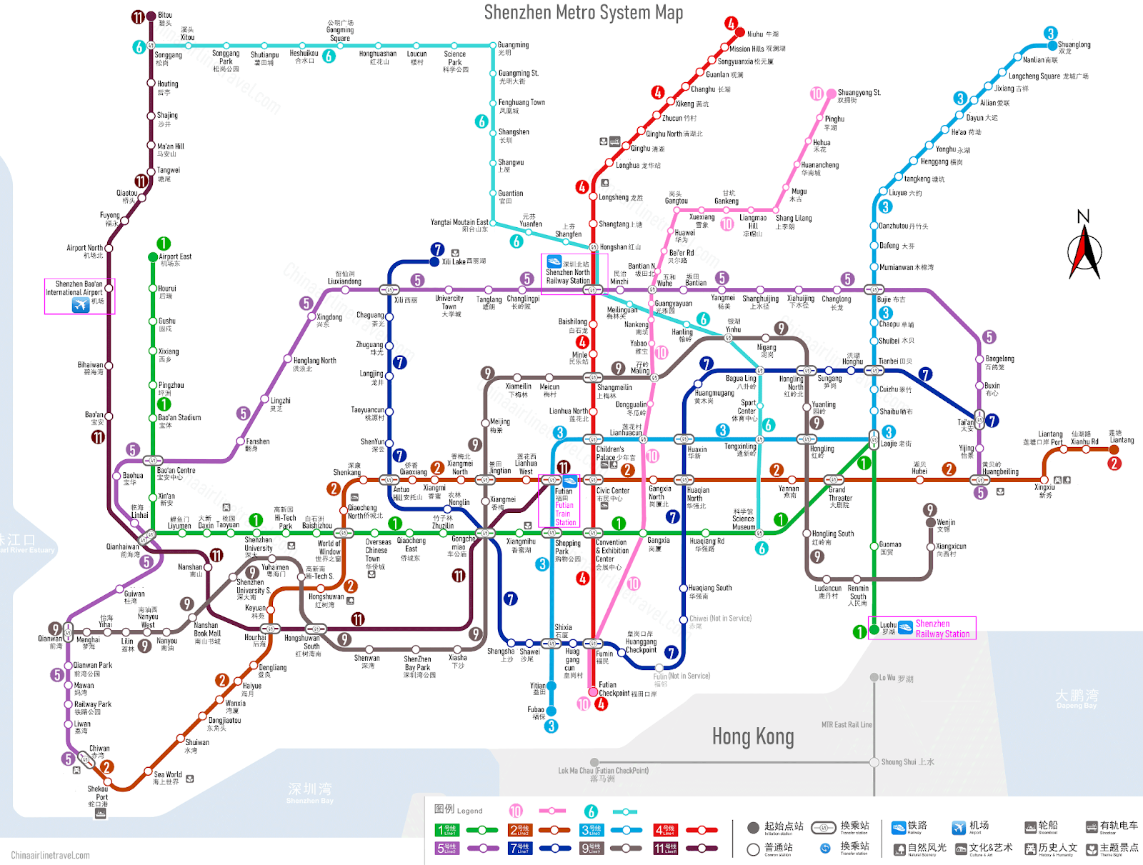 Shenzhen Metro Map