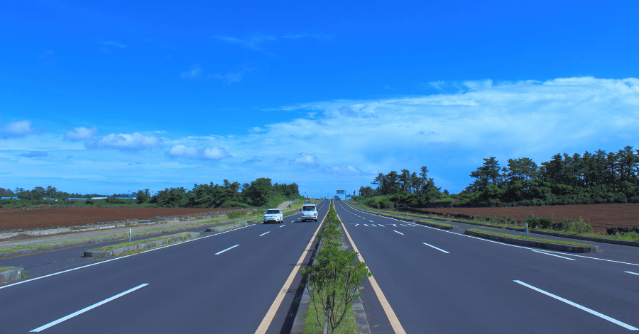 jeju car rental island car way road