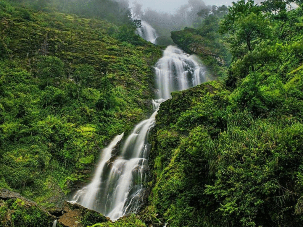 Things to do in Sapa Vietnam: Silver Waterfall (Thac Bac)