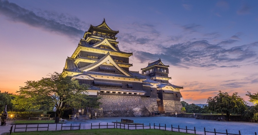 Kyushu Japan: Kumamoto Castle