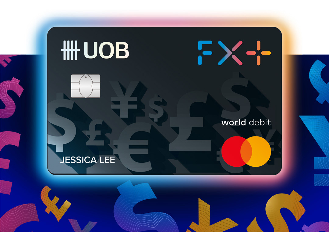 best multi currency card: UOB FX+