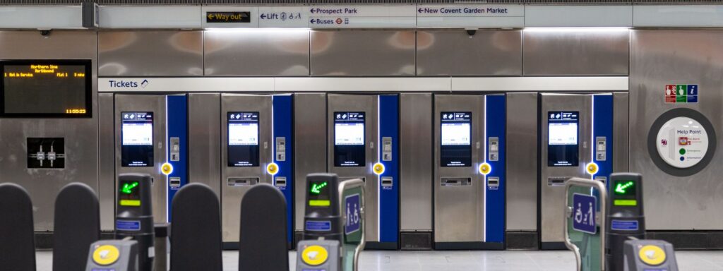 Oyster Card London Underground ticket machines