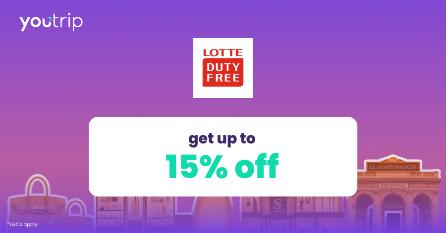 YouTrip x Lotte Duty Free Korea exclusive offer