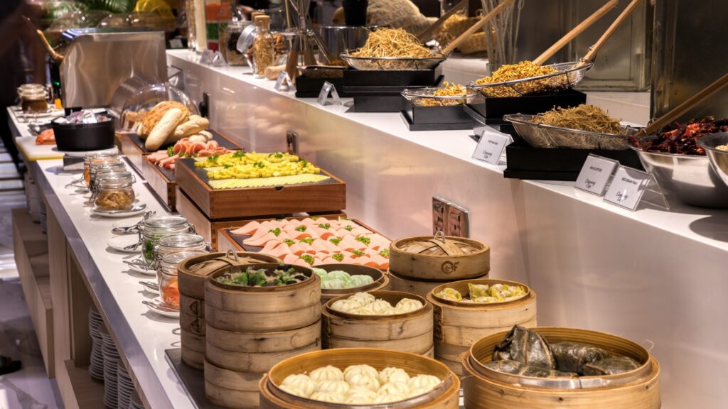 Breakfast buffet spread at Causeway Café, St. Giles Southkey Hotel Johor Bahru