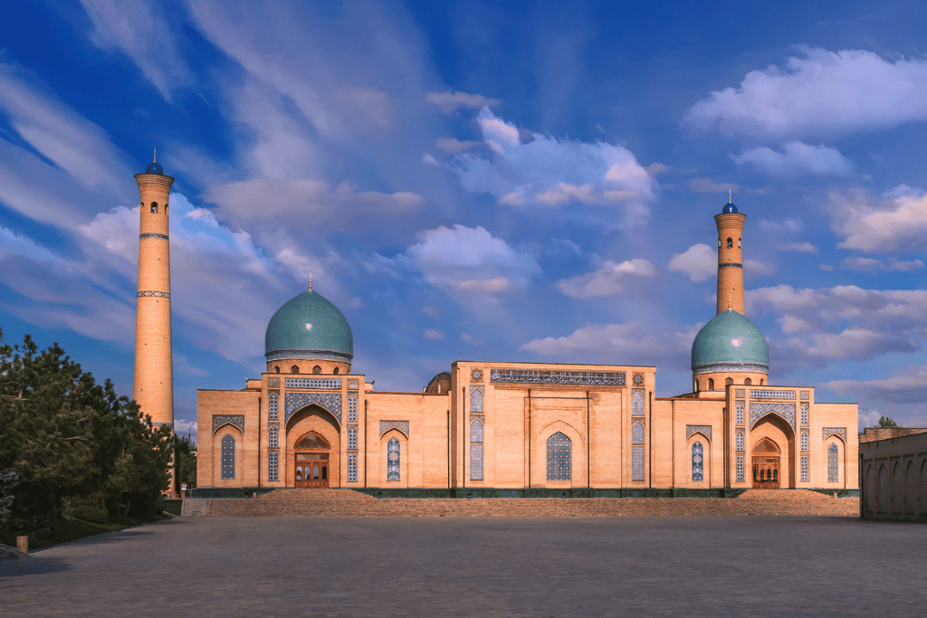 Hazrati Imam Complex mosque and madrasah buildings in Tashkent