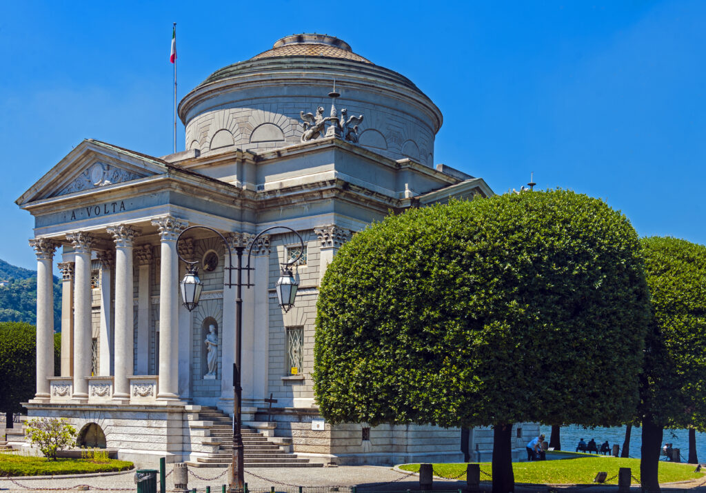Tempio Voltiano museum building in Como, dedicated to Alessandro Volta